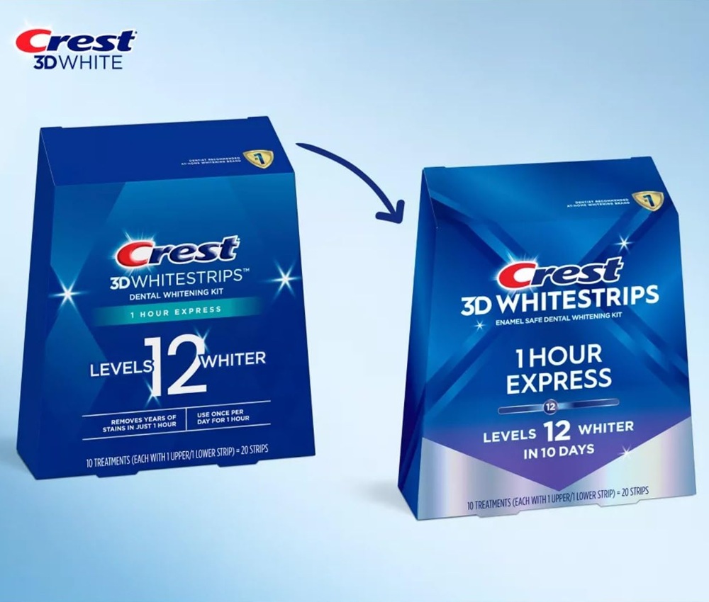 Crest® 3D White Whitestrips 1 Hour Express